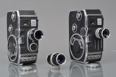 Lot 298 - Two Bolex 8mm Cine Cameras