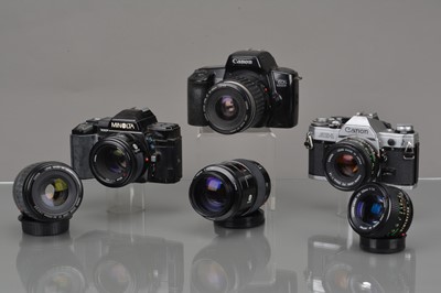 Lot 310 - Three SLR Cameras