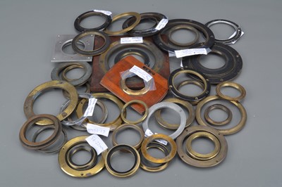 Lot 334 - A group of Brass Lens Rings