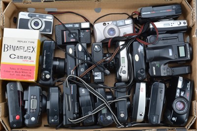 Lot 353 - A Tray of Compact Cameras