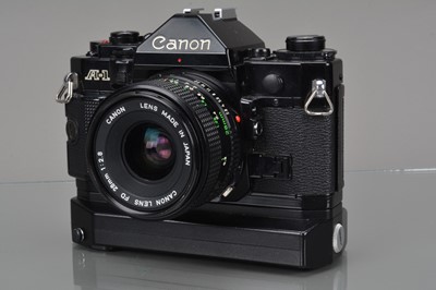 Lot 365 - A Canon A-1 SLR Camera