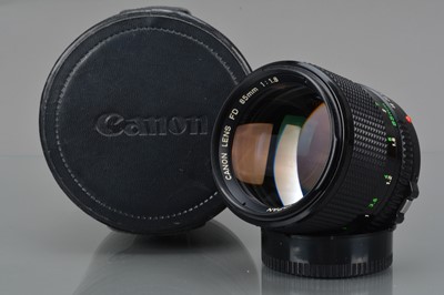 Lot 367 - A Canon FD 85mm f/1.8 Lens