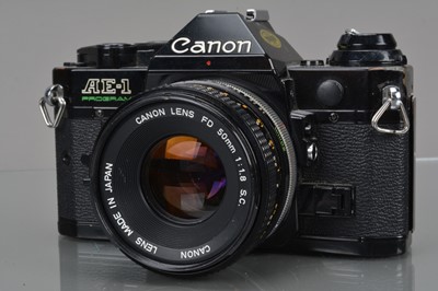 Lot 371 - A Canon AE-1 Program SLR Camera