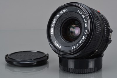 Lot 374 - A Canon FD 28mm f/2.8 Lens