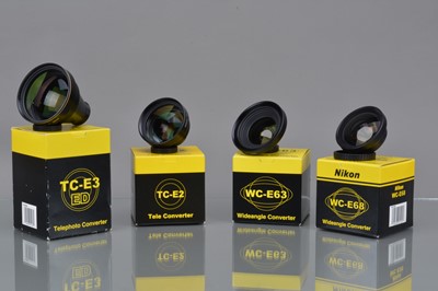 Lot 434 - Four Nikon Converter Lenses