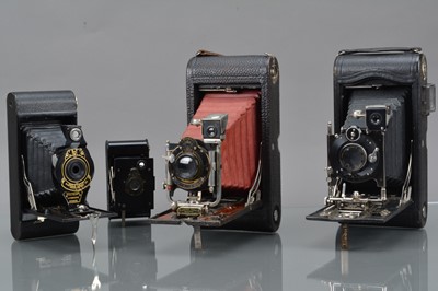 Lot 484 - A Group of Kodak Folding Cameras