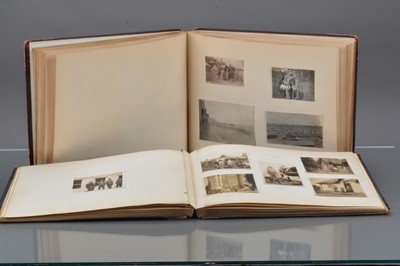 Lot 500 - Two Photo Albums of Snapshot Silver Prints