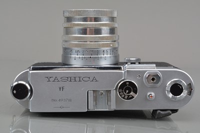Lot 526 - A Yashica YF Nicca Rangefinder Camera