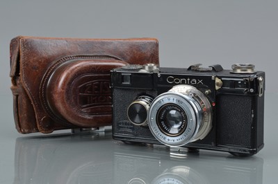 Lot 527 - A Zeiss Ikon Contax If Rangefinder Camera