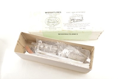 Lot 5 - Boxed Wrightlines 7mm Narrow Gauge War Department Steam Tank Locomotive Kit