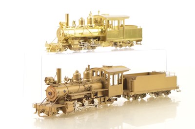 Lot 9 - Daiyoung Models NJ Custom Brass Korea On2 Gauge American Steam Locomotive and Another Unbranded