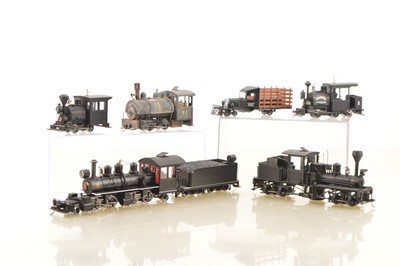 Lot 15 - Bachmann Spectrum and Scratch/Kitbuilt On30 Gauge American Outline Locomotives (6)