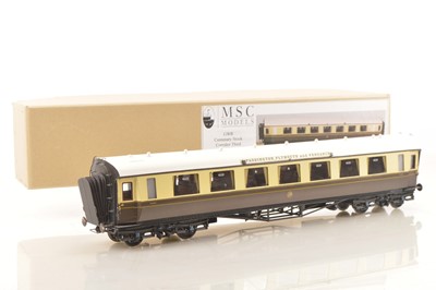 Lot 107 - MSC Models Kitbuilt 0 Gauge GWR Finescale Centenary coach