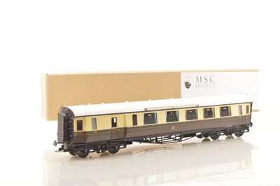 Lot 110 - MSC Models Kitbuilt 0 Gauge GWR Finescale Centenary coach