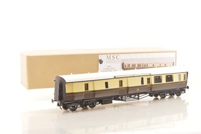 Lot 112 - MSC Models Kitbuilt 0 Gauge GWR Finescale Centenary coach