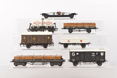 Lot 119 - WEP and other commercial manufacturers Kitbuilt 0 Gauge GWR Rolling stock