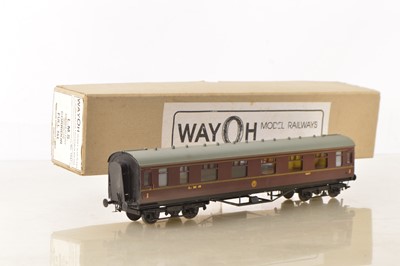 Lot 205 - Way0h Models Kitbuilt Finescale 0 Gauge LMS Stanier side Corridor All 1st Coach