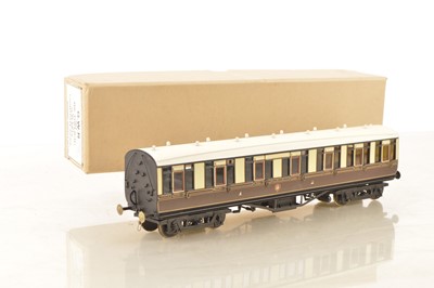 Lot 216 - Kenard Models Finescale Kitbuilt 0 Gauge 48ft Toplight GWR Suburban 1st/3rd Coach