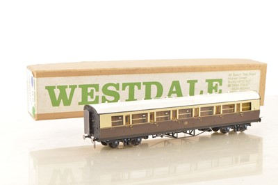 Lot 219 - Kenard Models Finescale Kitbuilt 0 Gauge Collet 58ft GWR Ex Artic stock All 1st Corridor Coach