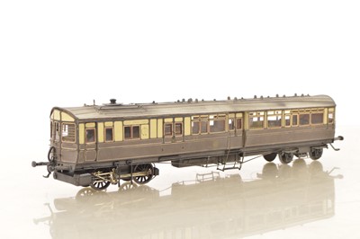 Lot 233 - Mallard Models finescale Kitbuilt 0 Gauge 2-rail GWR steam Rail car