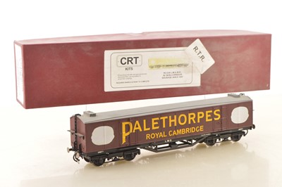 Lot 238 - C R Tivendale Kit Built Palethorpes Royal Cambridge LMS O Gauge Sausage Van