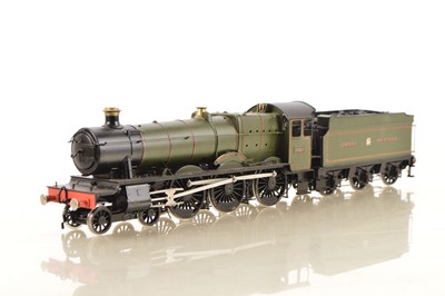 Lot 244 - Finescale Brass Sancheng (China) RTR modern Issue 0 Gauge 4-6-0 Loco & Tender 2-rail electric GWR Hall class