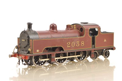 Lot 256 - Slaters Kitbuilt Finescale 0 Gauge 0-6-4 Midland maroon Deeley 'Flatiron', 2-rail electric