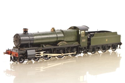 Lot 258 - Malcolm Mitchell Finescale 0 Gauge 4-6-0 GWR Loco & Tender Grange class, 2-rail electric