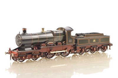 Lot 263 - Gladiator models Finescale Kitbuilt 0 Gauge 4-4-0 Loco & Tender GWR City Class, 2-rail electric