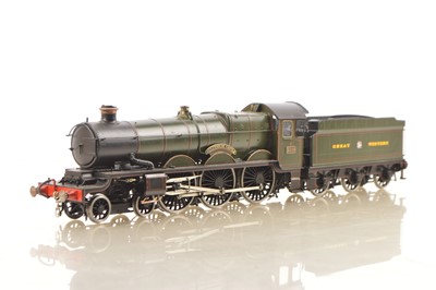 Lot 269 - Malcolm Mitchell Finescale Kitbuilt 0 Gauge 4-6-0 Loco & Tender GWR Castle class, 2-rail electric