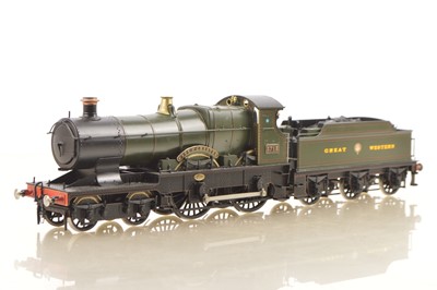 Lot 270 - San Cheng Brass RTR modern issue Finescale 0 Gauge 4-4-0 Loco & Tender 37XX City class, 2-rail electric