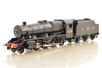 Lot 278 - DJH / Tower Models Finescale Kitbuilt 0 Gauge 2-8-0 Loco & Tender LMS class 8F, 2-rail electric