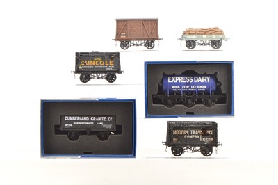 Lot 287 - Skytrex / Dapol Finescale Modern issue RTR 0 Gauge group of Goods wagons (6)