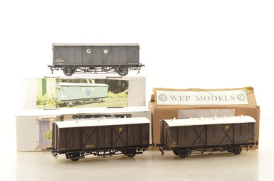 Lot 310 - WEP Models and Just Like The Real Thing Finescale O Gauge GWR Wagons (3)