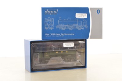 Lot 413 - Dapol 0 Gauge 7S-007-003 GWR green Class 57XX Pannier Tank 9659 with sound fitted