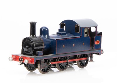 Lot 419 - Highfield Models 0 Gauge 0-6-0 Tank Loco GER (Great Eastern Railway) lined blue