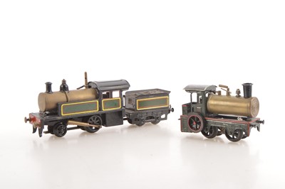 Lot 452 - Bing 0 Gauge pair of live Steam Locomotives