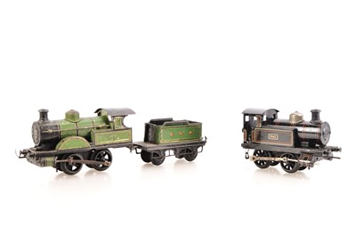 Lot 458 - Bing 0 Gauge pair of Clockwork Locomotives