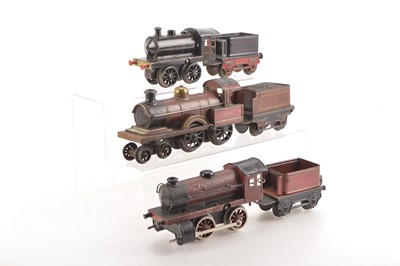 Lot 460 - Marklin 0 Gauge trio of Clockwork Locomotives