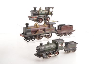 Lot 464 - Bing/ Marklin/Carette 0 Gauge mixed group of Clockwork Locomotives