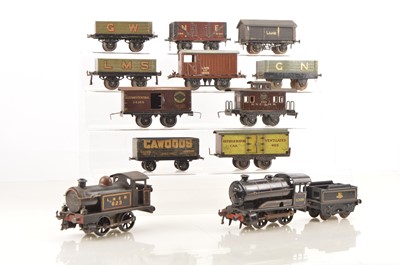 Lot 465 - Hornby/Bing 0 Gauge Locomotives and Rolling stock