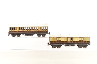 Lot 472 - Marklin pair of 0 Gauge LNWR Passenger coaches