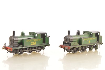 Lot 477 - Leeds (LMC) 0 Gauge pair of SR 3-rail electric Tank Locomotives