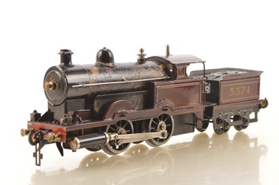 Lot 485 - Carette 0 Gauge 0-4-0 Loco & Tender Maroon, Live steam