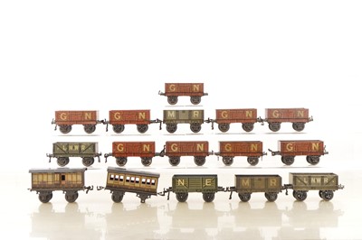 Lot 493 - Bing 0 Gauge group of Goods wagons