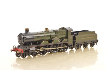 Lot 502 - Scratch built 0 Gauge 4-6-0 Loco & tender GWR lined Green Saint class 'Saint Andrew', 3-rail electric