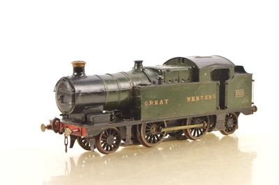 Lot 506 - Commercially made 0 Gauge 2-4-2 Tank Loco GWR green class 3600, 3-rail electric