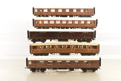 Lot 508 - Scratch/ Kitbuilt 0 Gauge group of LNER Coaches