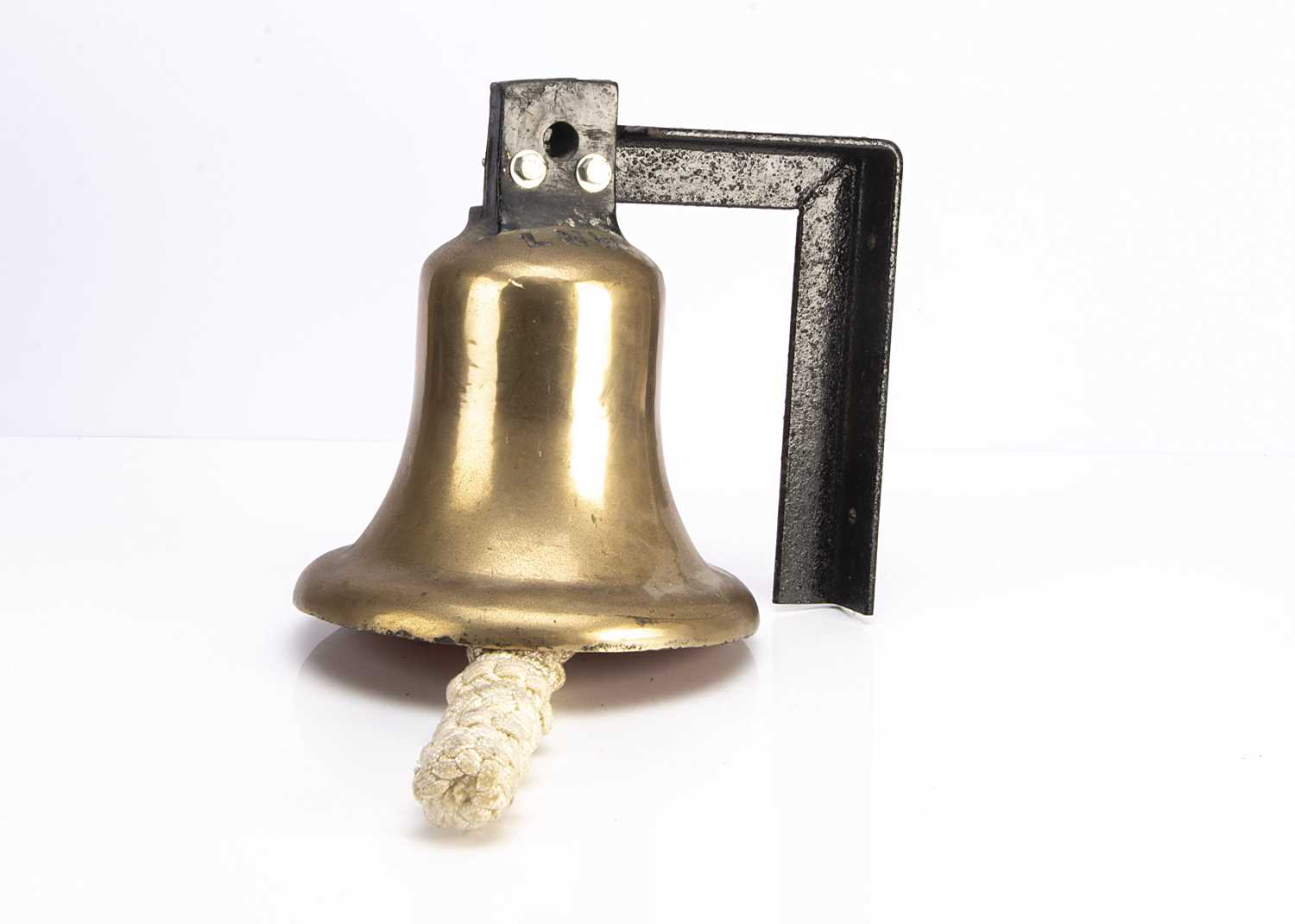 Lot 513 - Brass Train Station Platform Bell Stamped