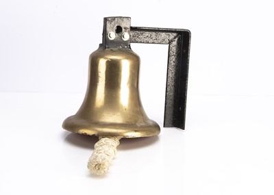 Lot 513 - Brass Train Station Platform Bell Stamped LNW